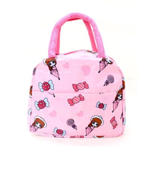 KARDIFF Insulated Lunch Bag for Women Small Lunch Leakproof Bag for Office, Work, School, Picnic Beach, Office, Outdoor, Gymor Travel (Pink Lady)