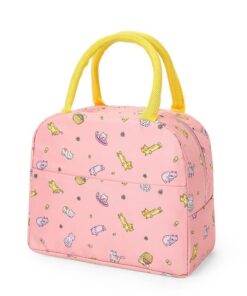 KARDIFF Insulated Lunch Bag for Women Small Lunch Leakproof Bag for Office, Work, School, Picnic Beach, Office, Outdoor, Gymor Travel (Pink Cat)
