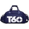KARDIFF Polyester 22 Cms Gym, Workout Multi Purpose T60 Travel Duffle Bag Lightweight Waterproof Backpack Carry Luggage Bag with Shoe Compartment(Navyblue)