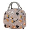 KARDIFF Insulated Lunch Bag for Kids, Women Small Lunch Leakproof Bag for Office, Work, School, Picnic Beach, Office, Outdoor Picnic Bag (Beige Cat)