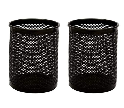 KARDIFF Metal Mesh Desk Organizer | Stationary Storage Stand | Pen, Pencil Holder for Office, Home and Study Table (Pack of 2)