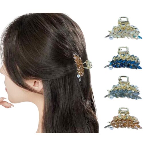 KARDIFF Daimond hair clip multi Hair Clips Exquisite dimond Crystal Butterfly Shark Hair Clip Metal Hair Claws Clamps Hair Crab Hair pin Hair Accessories Random Color (Pack of 1pc)