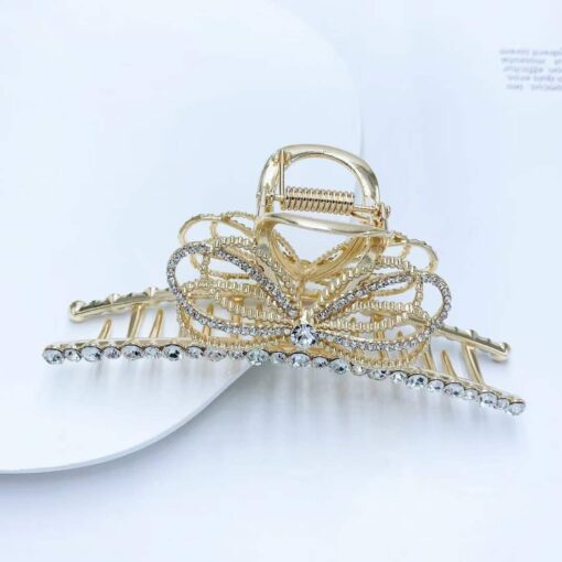 KARDIFF Hair pin Hair Clips Exquisite dimond Crystal Butterfly Shark Hair Clip Metal Hair Claws Clamps Hair Crab Hairpin Hair Accessories