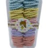 KARDIFF Kids Mini Baby Hair Ties Ponytail Holder Hair Ties Elastic Rubber Bands, Kids Rainbow Stretchable Cotton Hair Ties Band For Girls (MULTICOLOR) (PACK OF 100) 2 61emEjGX0pL