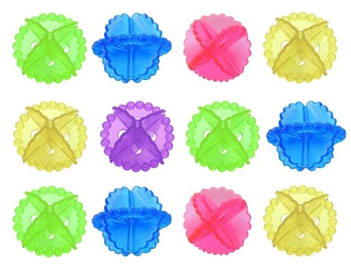 Kardiff Washing Machine Ball Laundry Dryer Ball Durable Cloth Cleaning Ball-Multipurpose-Random Colour (Pack of 12pc)