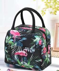 KARDIFF Insulated Lunch Bags for Women Work Student Kids to School Waterproof Thermal Cooler Tote Bag Picnic Organizer Storage Tiffin Box Portable and Reusable (Black Duck)