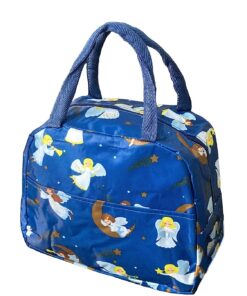 KARDIFF Aluminium Insulated Lunch Bag For Women Small Lunch Leakproof Bag For Office, Work, School, Picnic Beach, Office, Outdoor, Gymor Travel (Blue Fairy), 5 liter