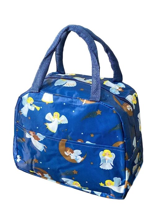 KARDIFF Aluminium Insulated Lunch Bag For Women Small Lunch Leakproof Bag For Office, Work, School, Picnic Beach, Office, Outdoor, Gymor Travel (Blue Fairy), 5 liter