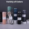 Vacuum Flask set Double Wall Stainless Steel Thermo Vacuum Insulated Bottle Water Flask Gift Set with Two Cups Hot & Cold | Corporate Gift Items 500 ml Bottle (Pack of 1) Assorted Colour - Image 3