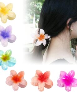 flower petal floral design hair styling claw clutcher clips pack original imagz9zfwfpqvbmf