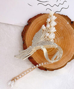 party wear flower tassel hair claw clip clutcher for girls women original imahfj5zyumxxbgs