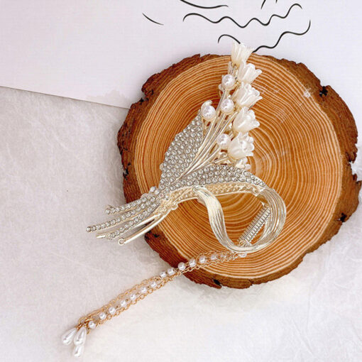 Flower with Tassel Party wear Hair Accessory Hair Claw Clip for Girls & Women
